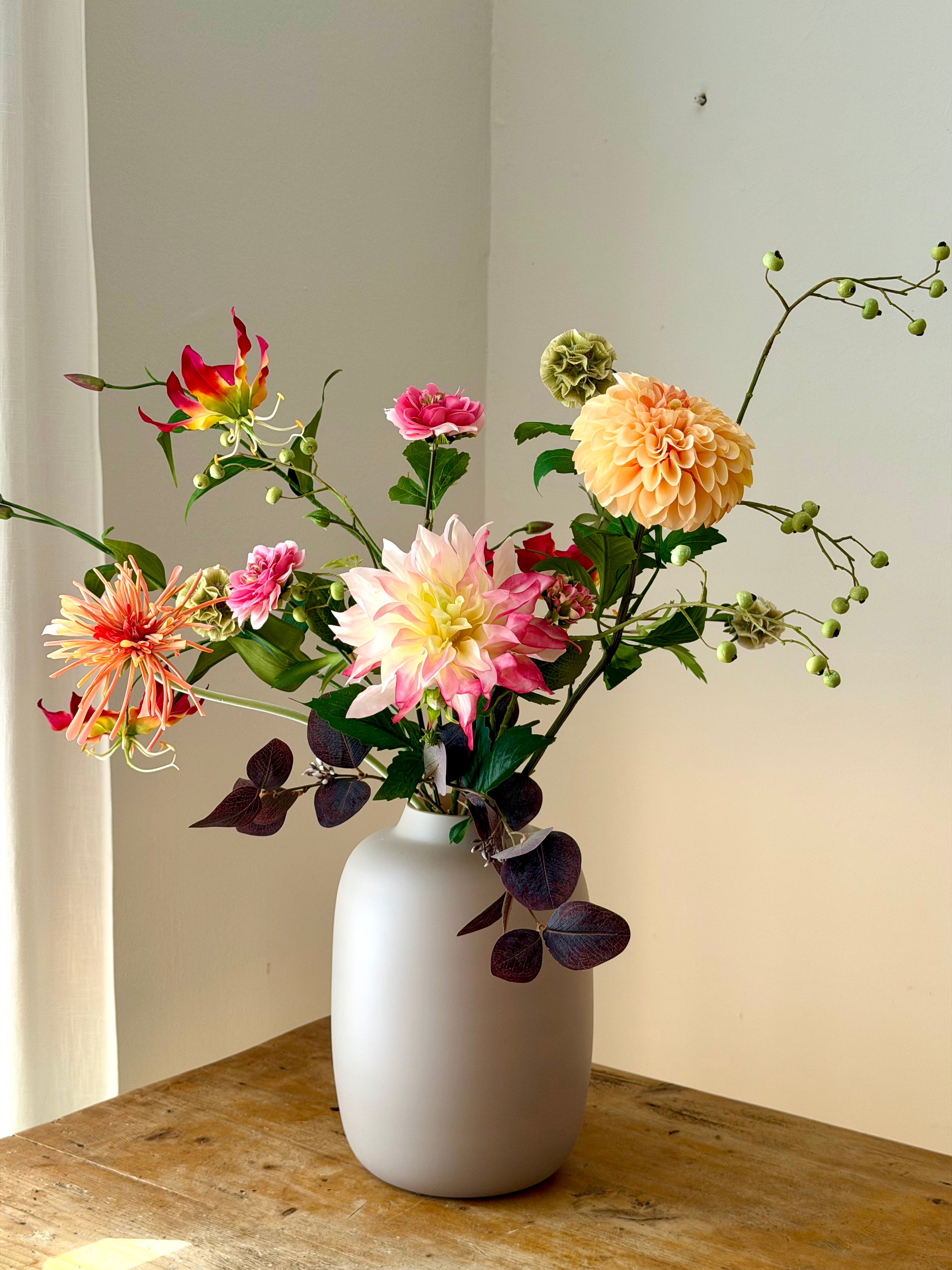 Vase Bibi Beige Matt S