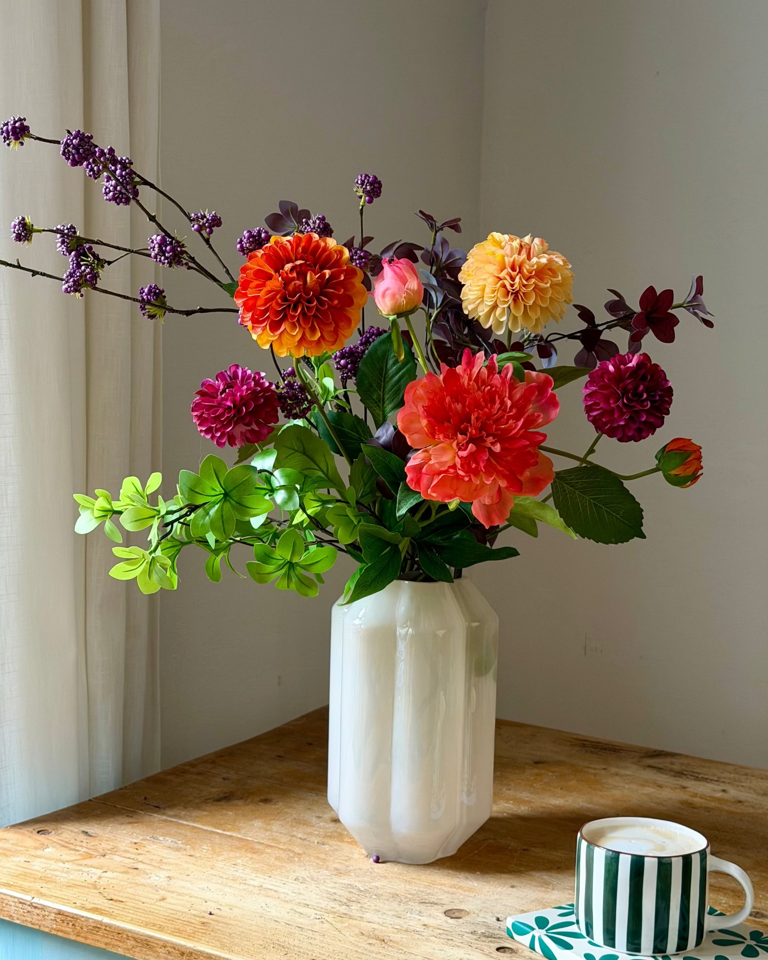 Dahlia Dream - Kunstblumen Bouquet