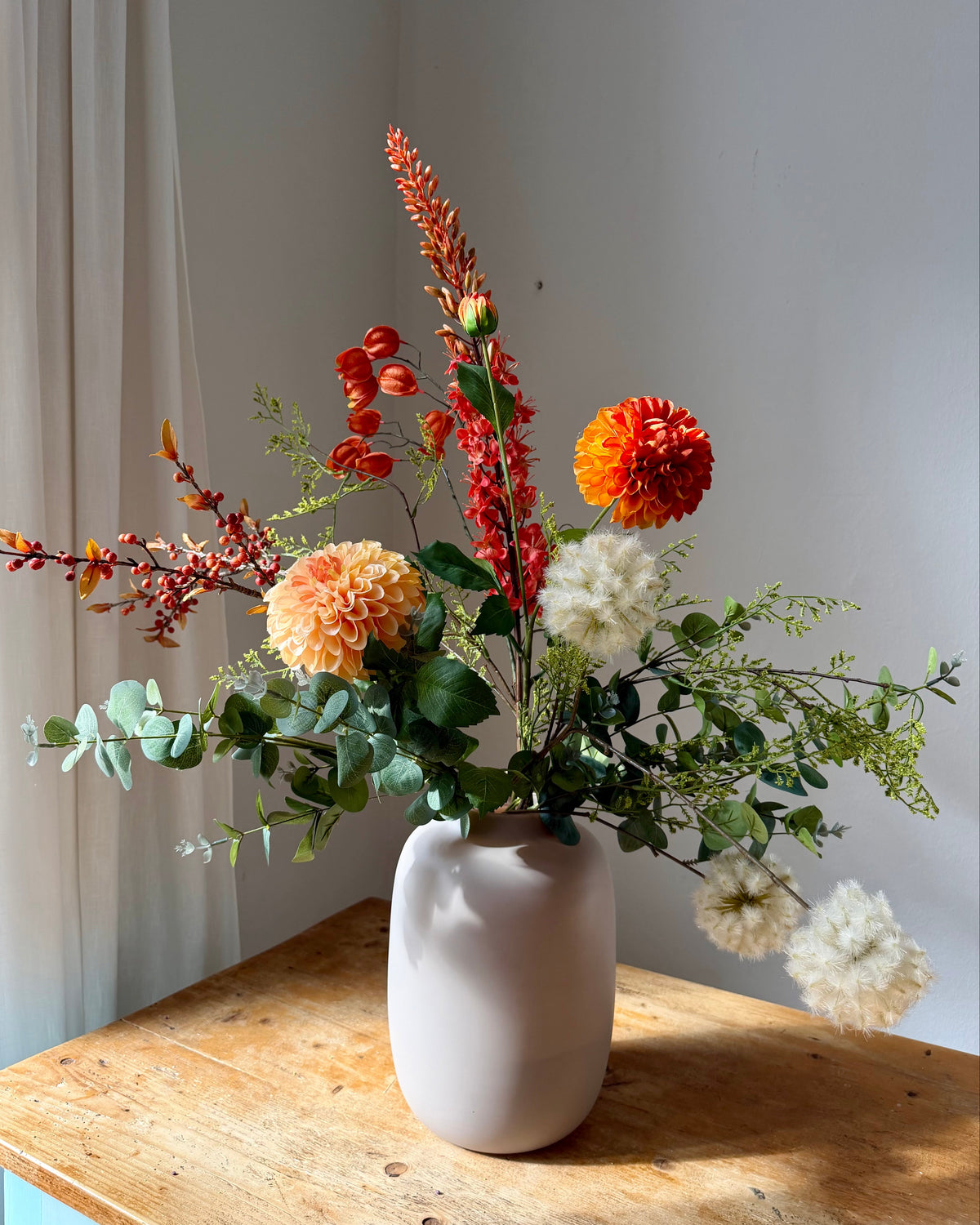 Goldener Herbst - Kunstblumen Bouquet