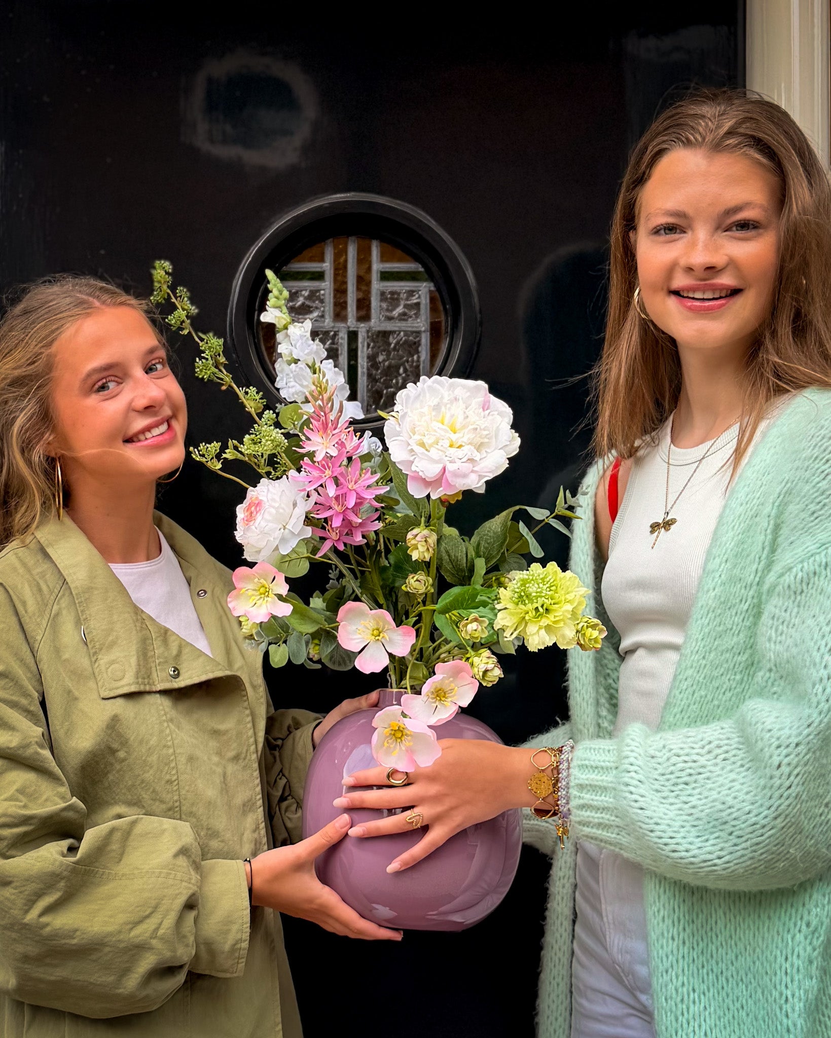 Berry Blush - Kunstblumen Bouquet