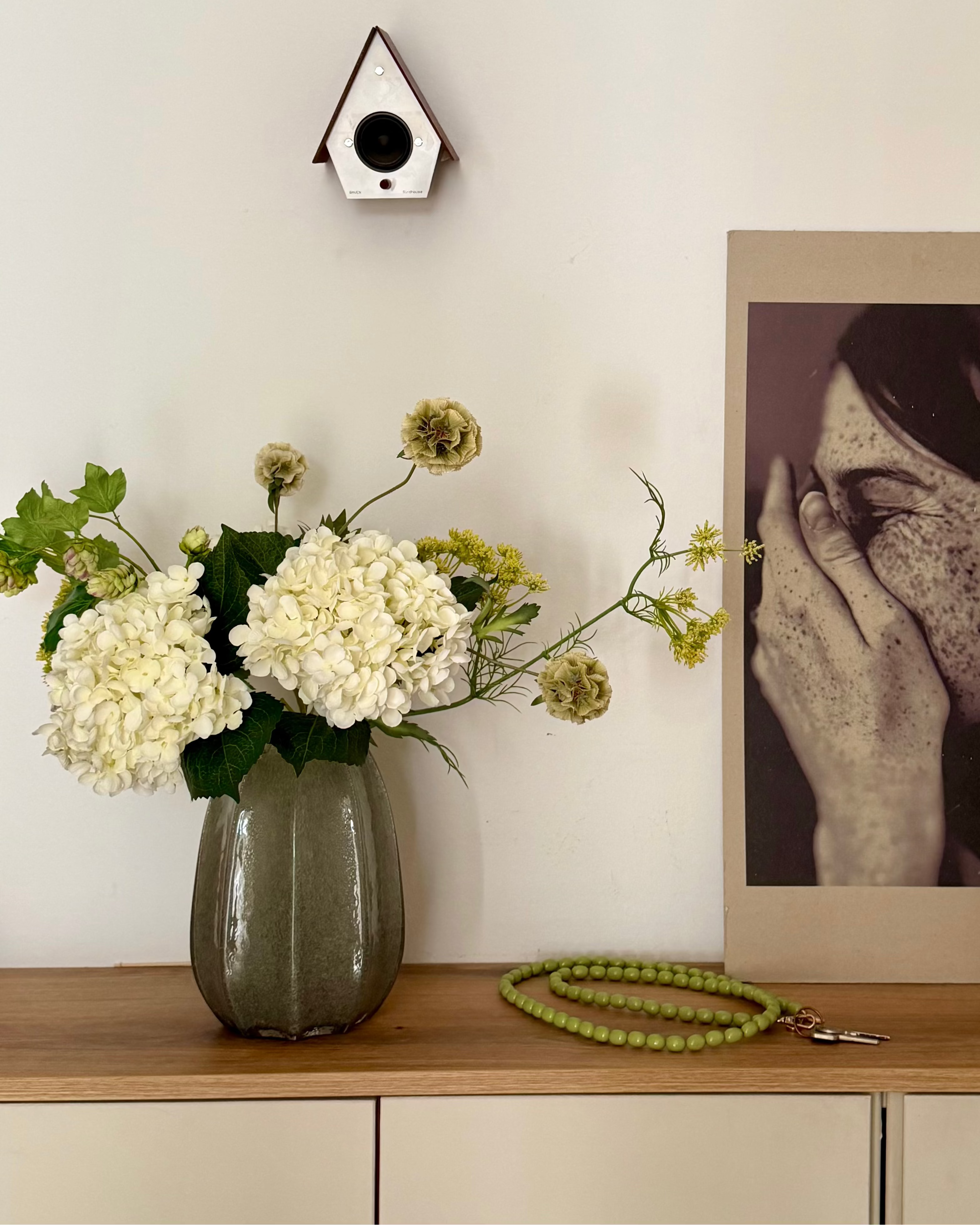 Hortensia Cream - Kunstblumen Bouquet