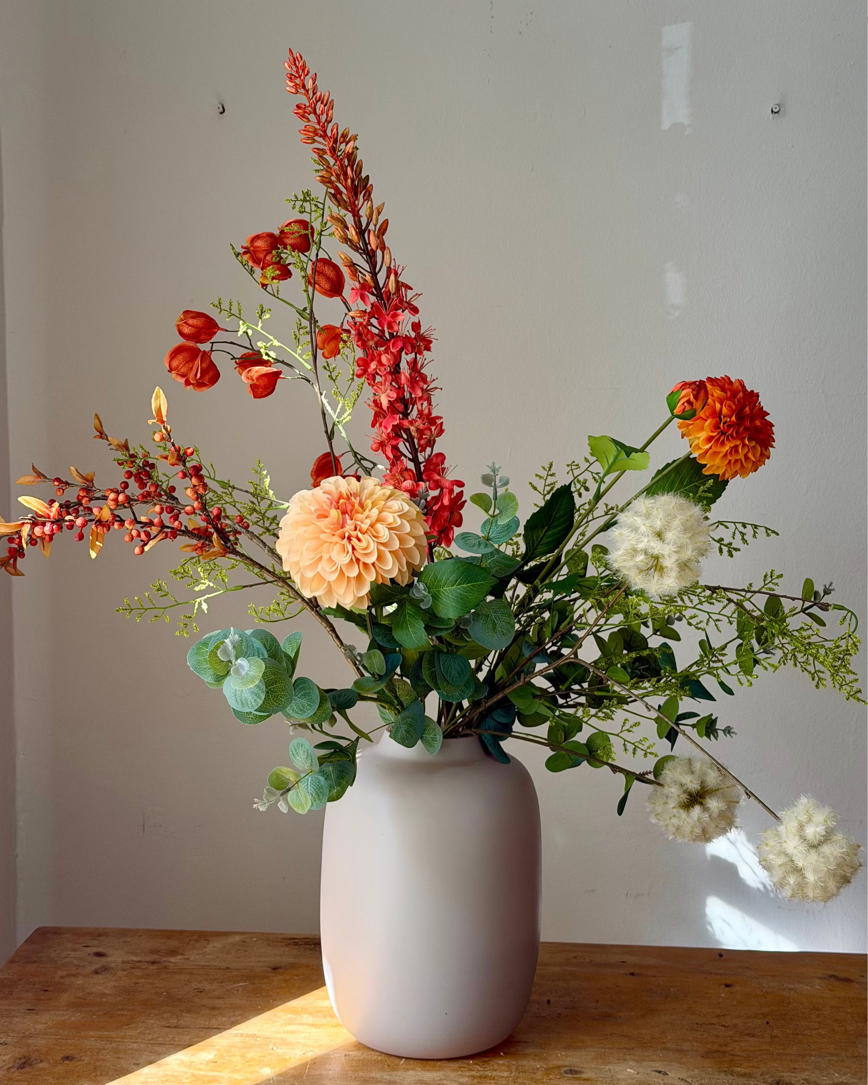 Goldener Herbst - Kunstblumen Bouquet