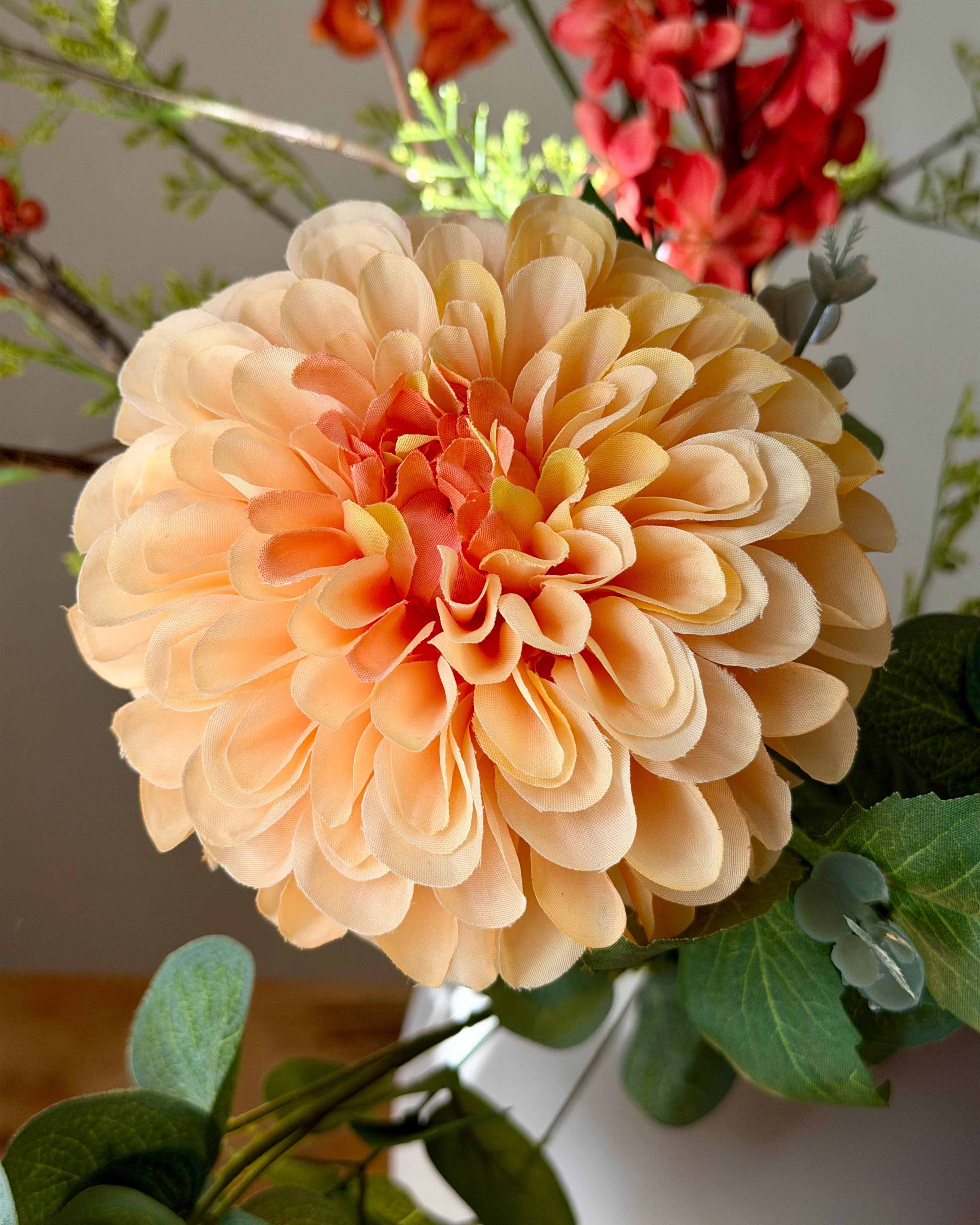 Goldener Herbst - Kunstblumen Bouquet